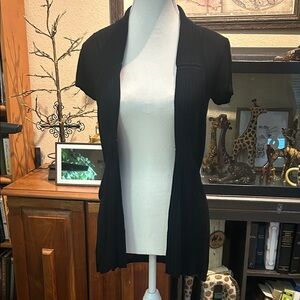White House Black Market Black Knit Cardigan